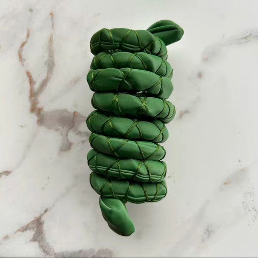 Avocado Fully Wrapped Spiral Ties